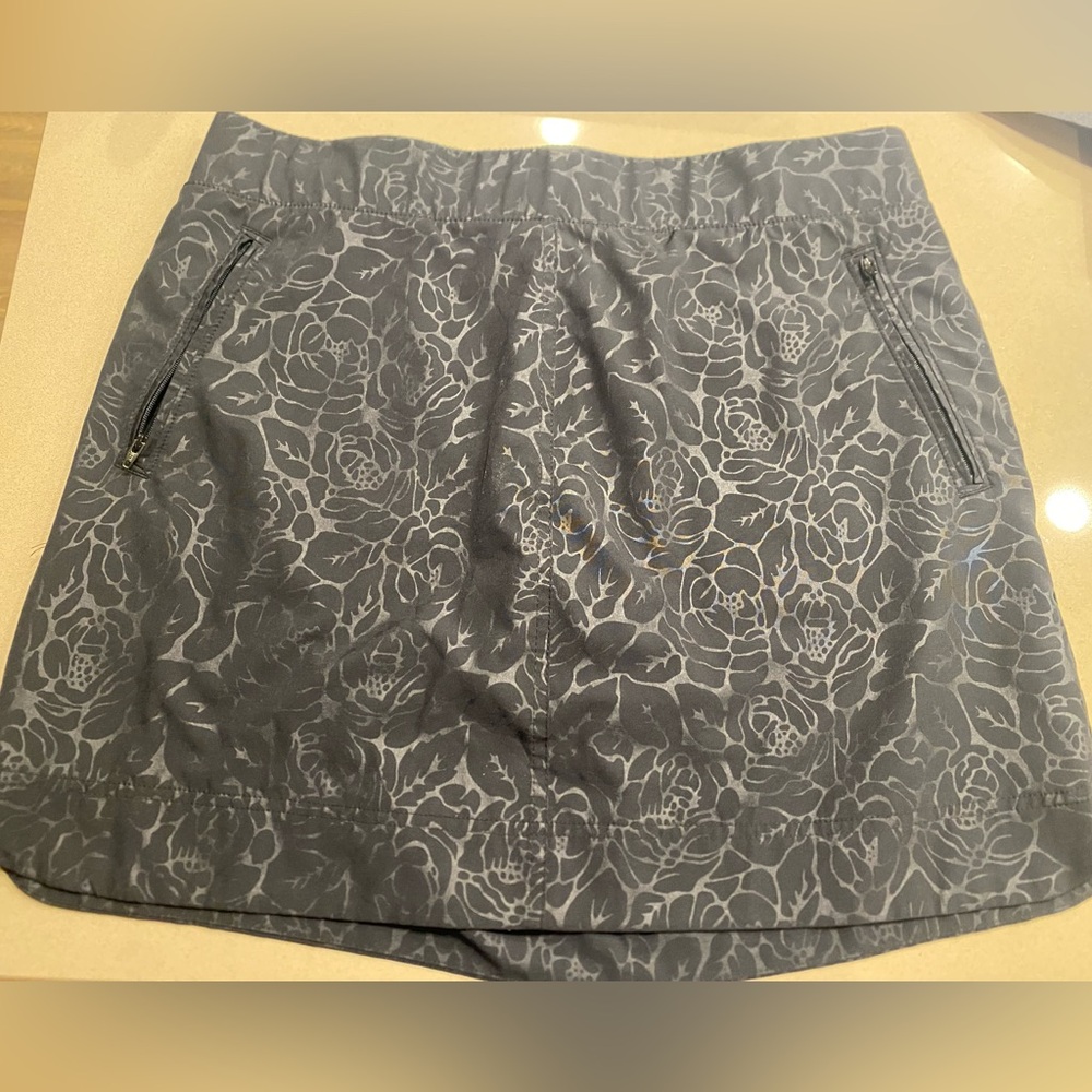 ORVIS: Women’s Black Stretch Waist Pockets A-Line Athletic Tennis Skort